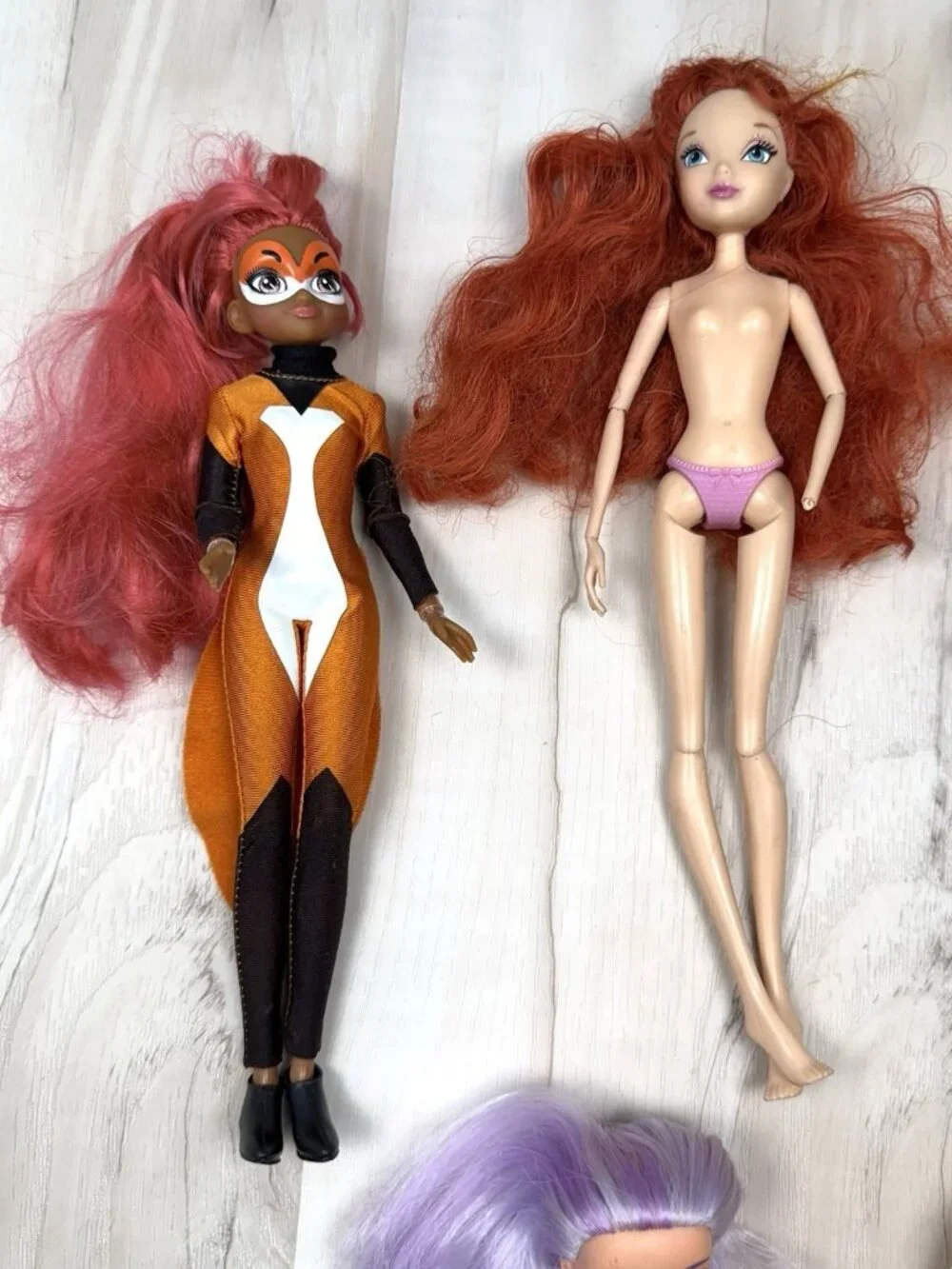 Lot 6 TV Show Fashion Dolls Winx Club Batgirl Miraculous Ladybug Sunny Day Karma